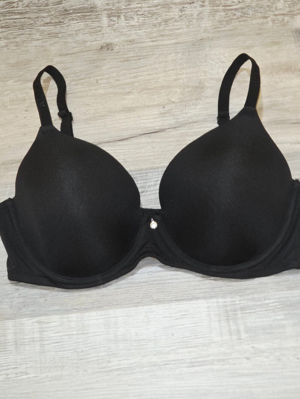 Sugar Black Seamless T-Shirt Bra 34D